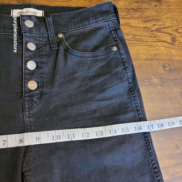 Madewell Jeans Size 28 Stovepipe High Rise Tummy Control Lunar Wash K4354 - Picture 9 of 13